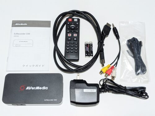 AVerMedia ER330本体と付属品