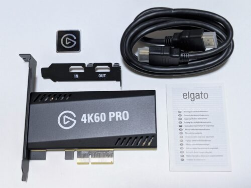Elgato Game Capture 4K60 Pro本体と付属品
