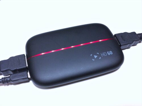 Elgato Game Capture HD60本体のLEDランプが赤く点灯