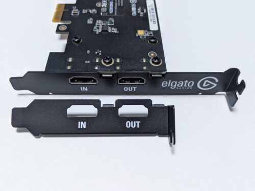 Elgato Game Capture HD60 Pro本体とロープロファイルブラケット