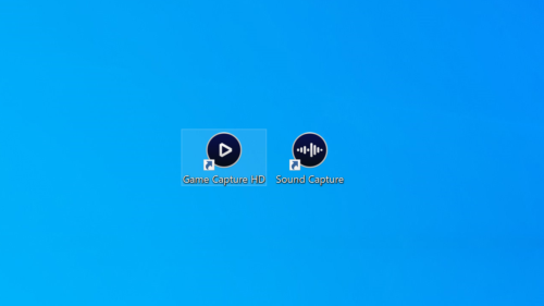 Elgato Game Capture For Windows＆Sound Captureのショートカットアイコン